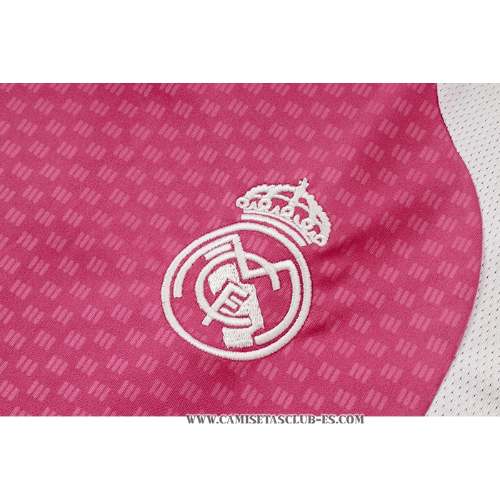 Chandal del Real Madrid 26-27 Manga Corta Rosa - Pantalon Corto